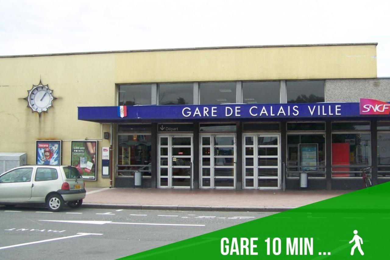 Studio Eco Proche Du Phare Calais Bagian luar foto